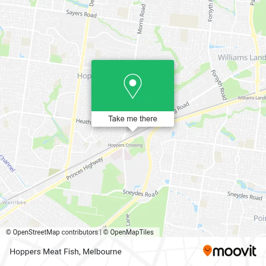 Mapa Hoppers Meat Fish