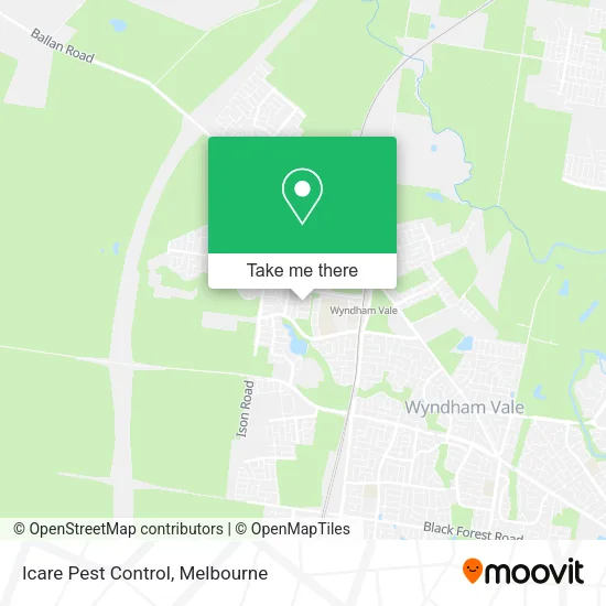 Icare Pest Control map
