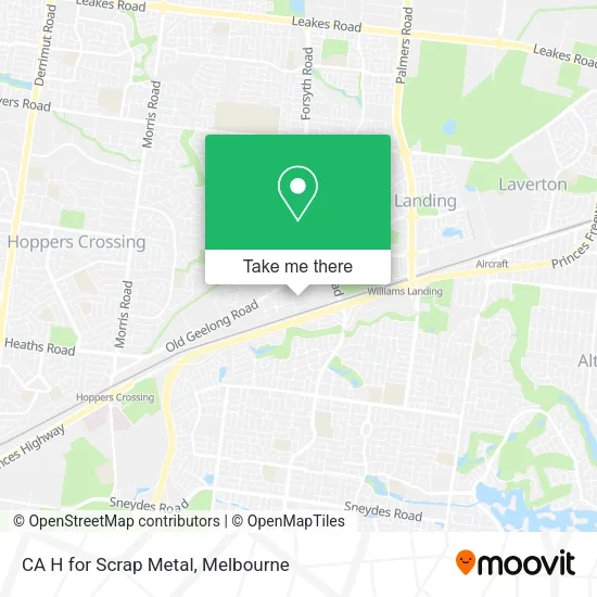 CA H for Scrap Metal map