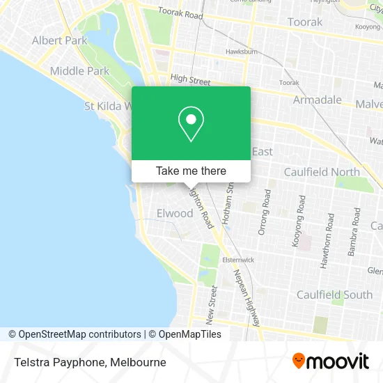 Telstra Payphone map