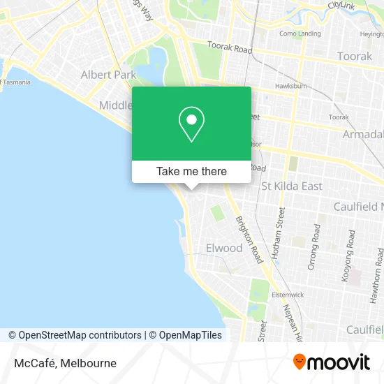 McCafé map