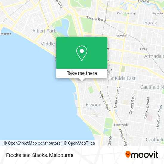 Frocks and Slacks map