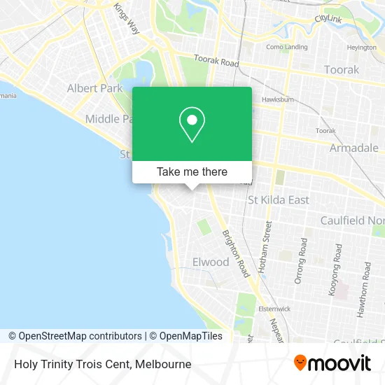 Holy Trinity Trois Cent map