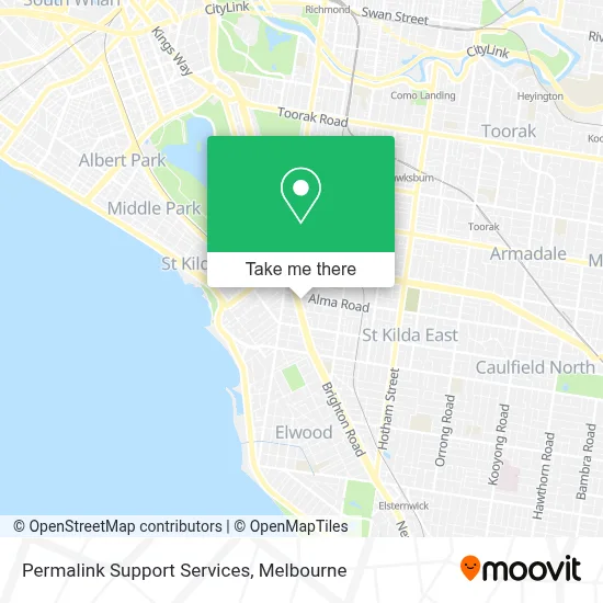 Mapa Permalink Support Services