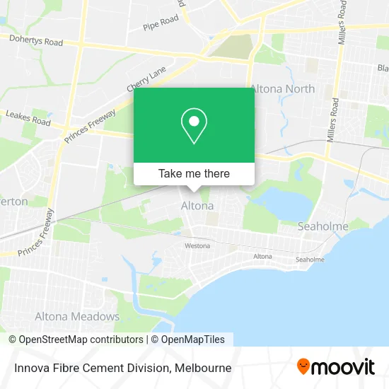 Innova Fibre Cement Division map