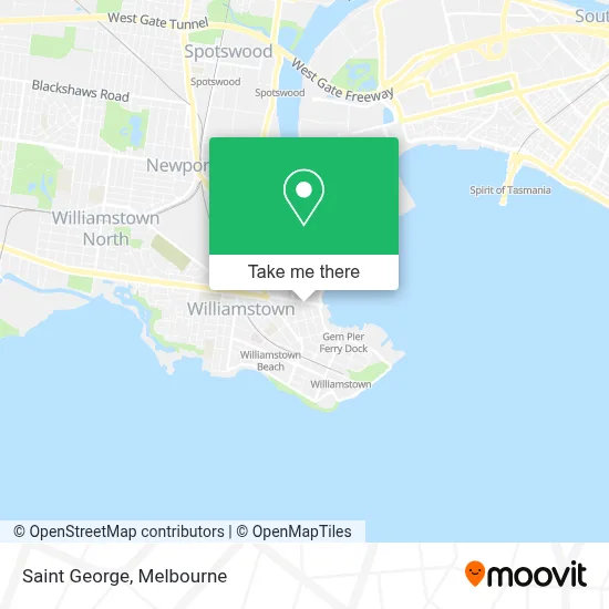 Mapa Saint George