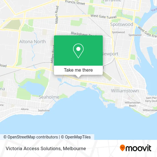 Mapa Victoria Access Solutions