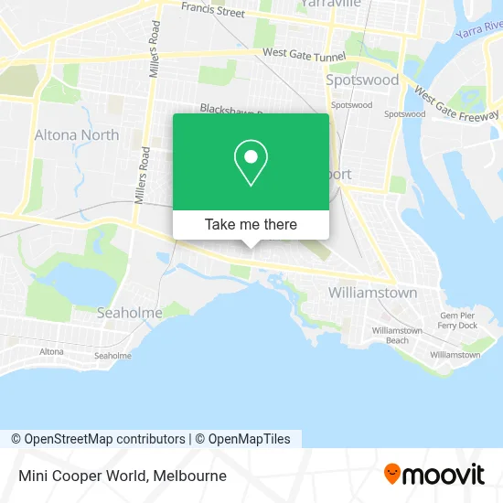 Mapa Mini Cooper World