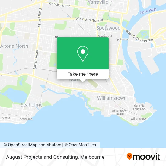 August Projects and Consulting map
