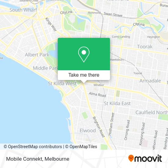 Mobile Connekt map