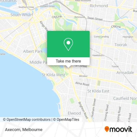 Axecom map