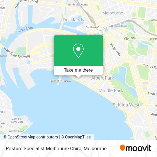 Mapa Posture Specialist Melbourne Chiro