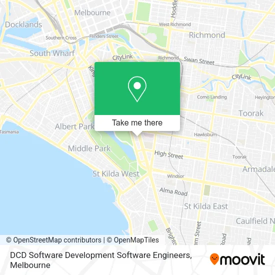 DCD Software Development Software Engineers map