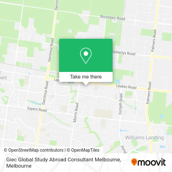 Giec Global Study Abroad Consultant Melbourne map
