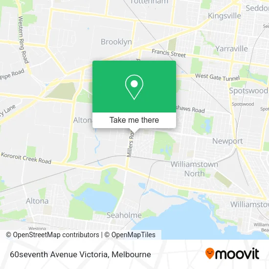 60seventh Avenue Victoria map