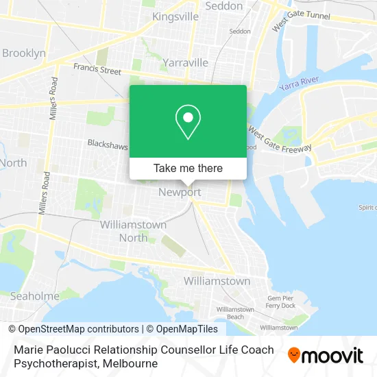Marie Paolucci Relationship Counsellor Life Coach Psychotherapist map