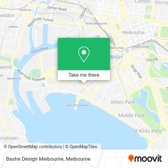 Mapa Bashe Design Melbourne