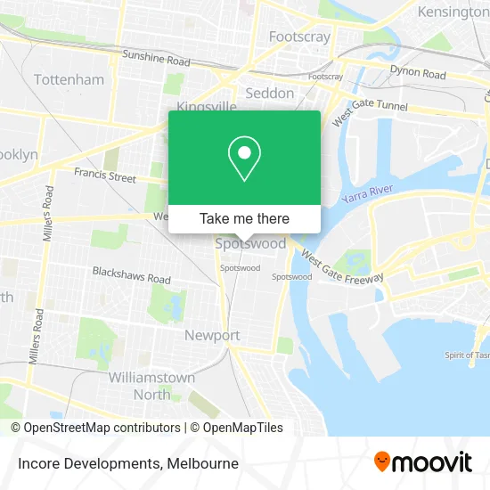 Incore Developments map