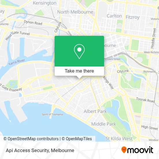 Api Access Security map