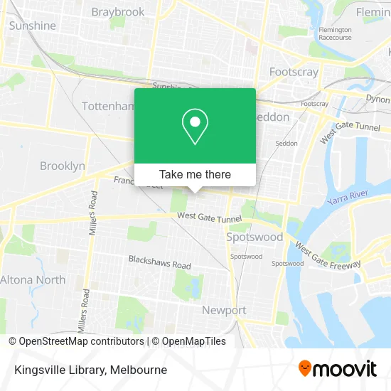 Kingsville Library map