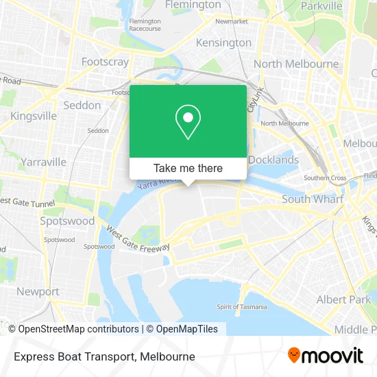 Express Boat Transport map