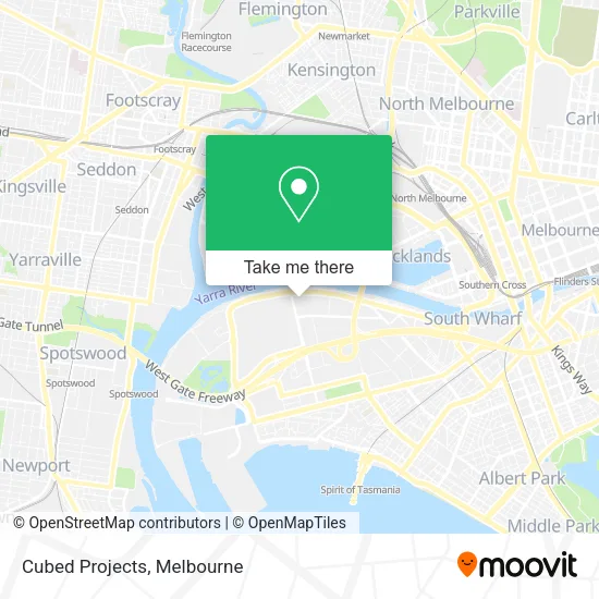 Cubed Projects map