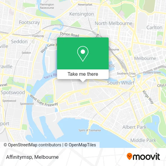 Affinitymsp map