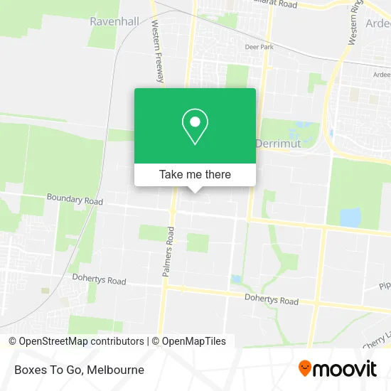 Boxes To Go map