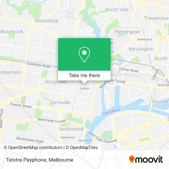 Telstra Payphone map