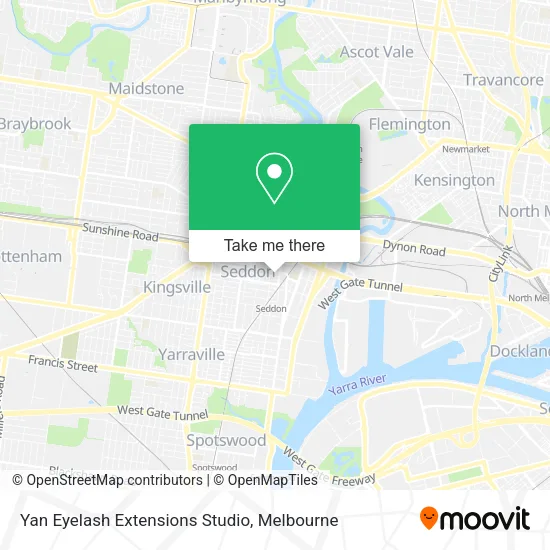 Yan Eyelash Extensions Studio map