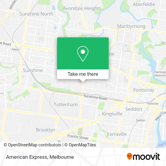 American Express map