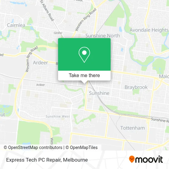 Mapa Express Tech PC Repair