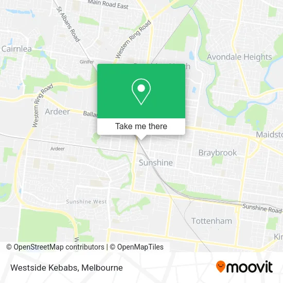 Westside Kebabs map
