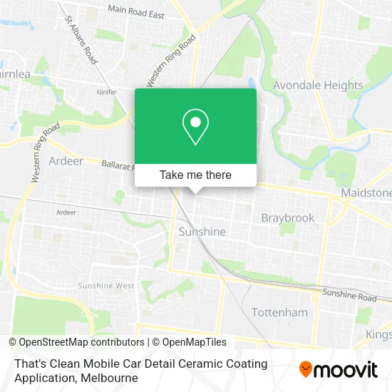 That's Clean Mobile Car Detail Ceramic Coating Application map