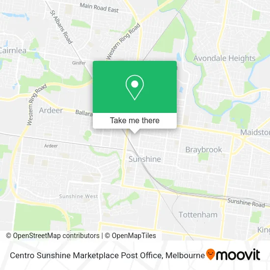 Centro Sunshine Marketplace Post Office map