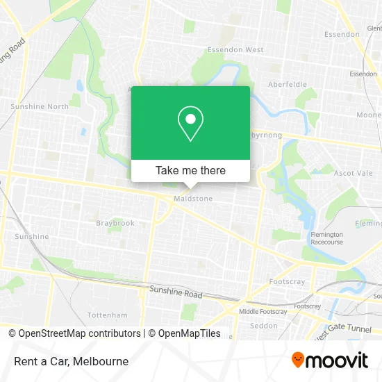 Mapa Rent a Car