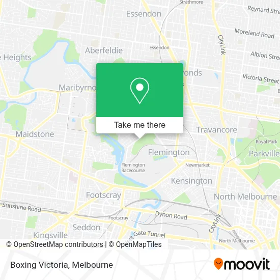 Mapa Boxing Victoria