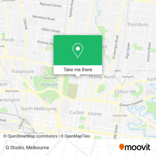 Q Studio map