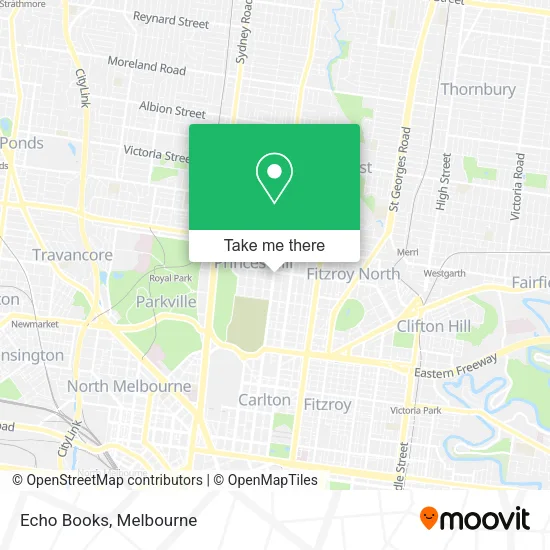 Echo Books map