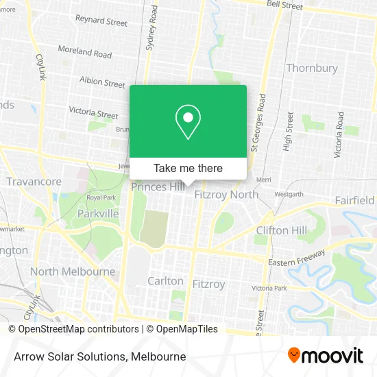Arrow Solar Solutions map