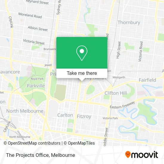 Mapa The Projects Office