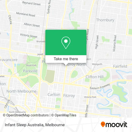 Infant Sleep Australia map