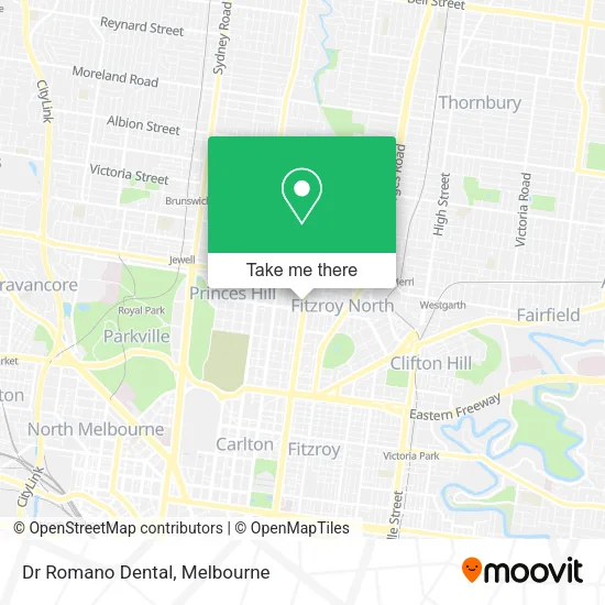 Mapa Dr Romano Dental