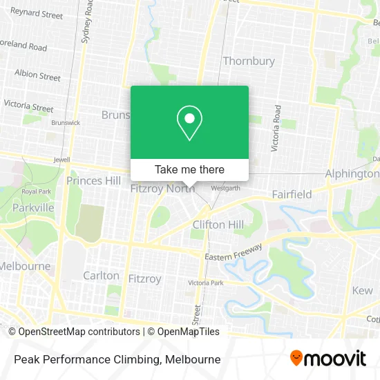 Peak Performance Climbing map