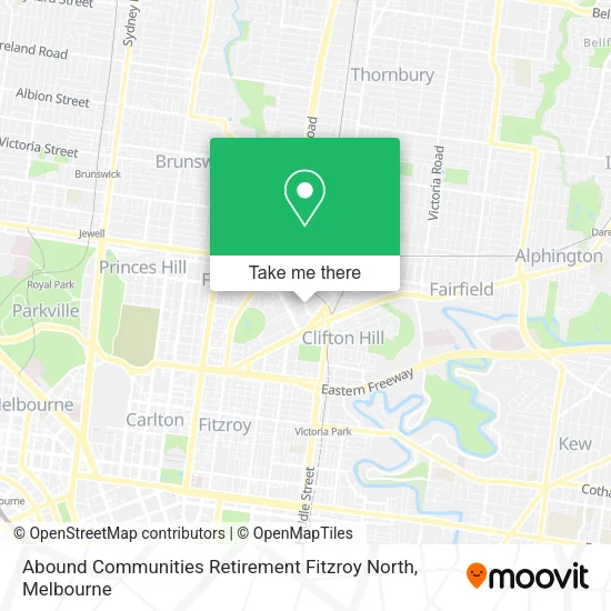 Abound Communities Retirement Fitzroy North map