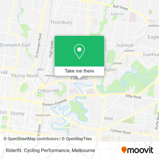 Mapa Riderfit. Cycling Performance