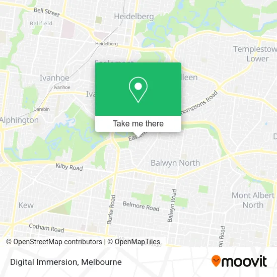 Digital Immersion map