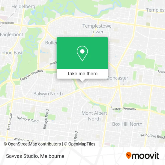 Savvas Studio map