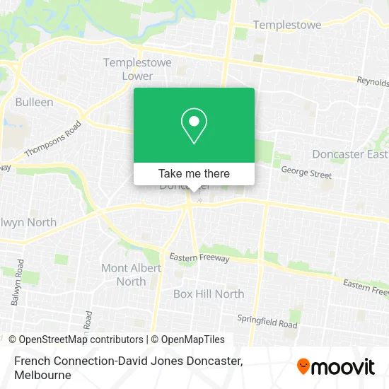 French Connection-David Jones Doncaster map