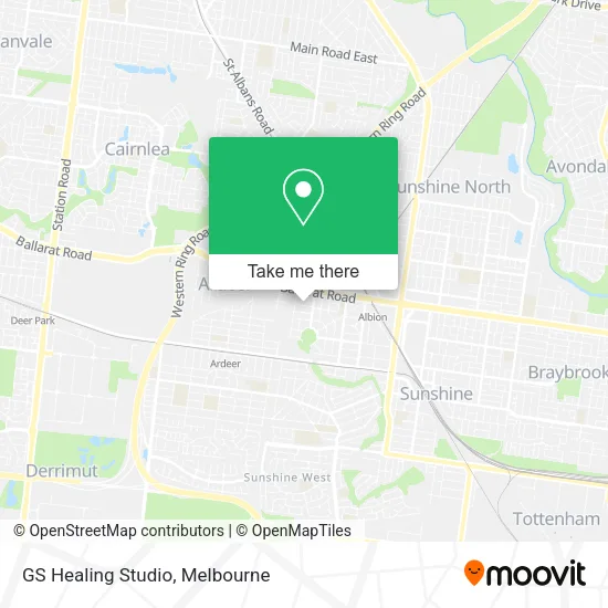 GS Healing Studio map